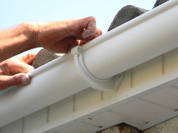 Plastic Gutter Repair in Merced