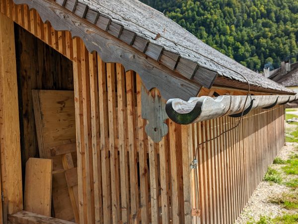 Wood Gutter Installation in Merced